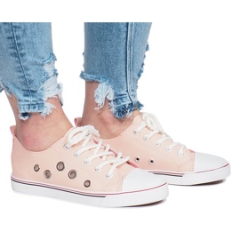 Sneakers traforate rosa Lavso