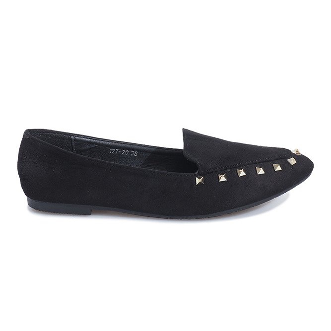 Slip-on nere con borchie Hawen nero