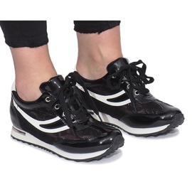 Sneakers Mont Blanc nere traforate nero