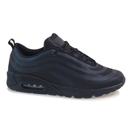 Scarpe sportive da uomo nere V0270-2 nero