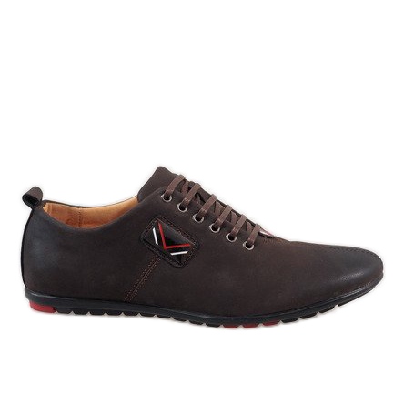 Scarpe da uomo marroni WF932-3 marrone