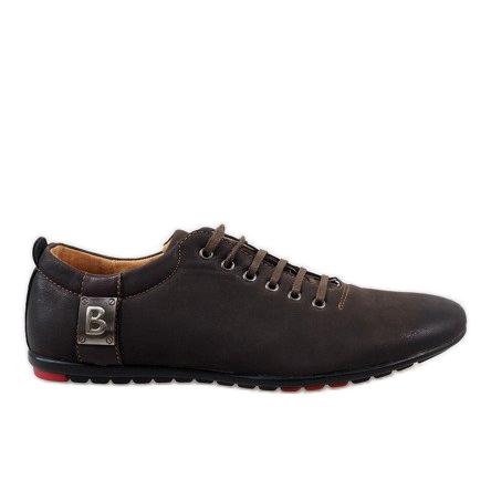 Scarpe da uomo marroni WF933-3 marrone