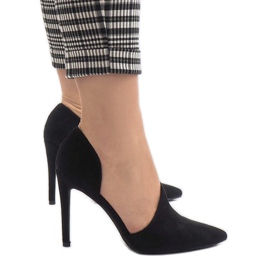 Tacchi neri asimmetrici C82A nero