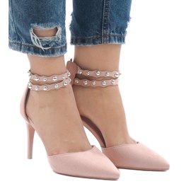 Sandali rosa con tacco alto B-51