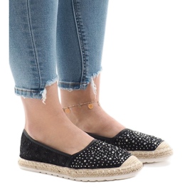 Espadrillas H6560 nere nero