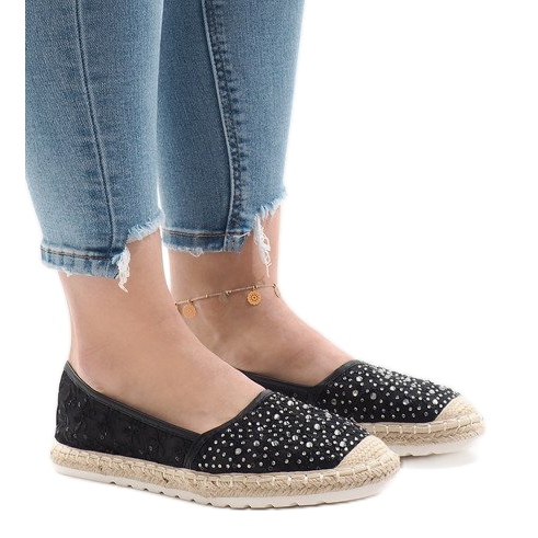 Espadrillas H6560 nere nero