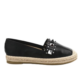 Espadrillas nere con borchie 1706 nero