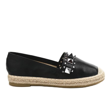 Espadrillas nere con borchie 1706 nero
