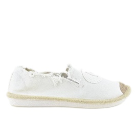 Espadrillas slip-on bianche NB273P-3 bianca
