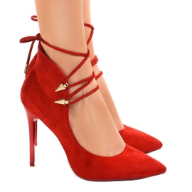 Pompe rosse su perno legato 6251-P rosso