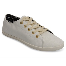 Sneakers In Tessuto 605 Bianco