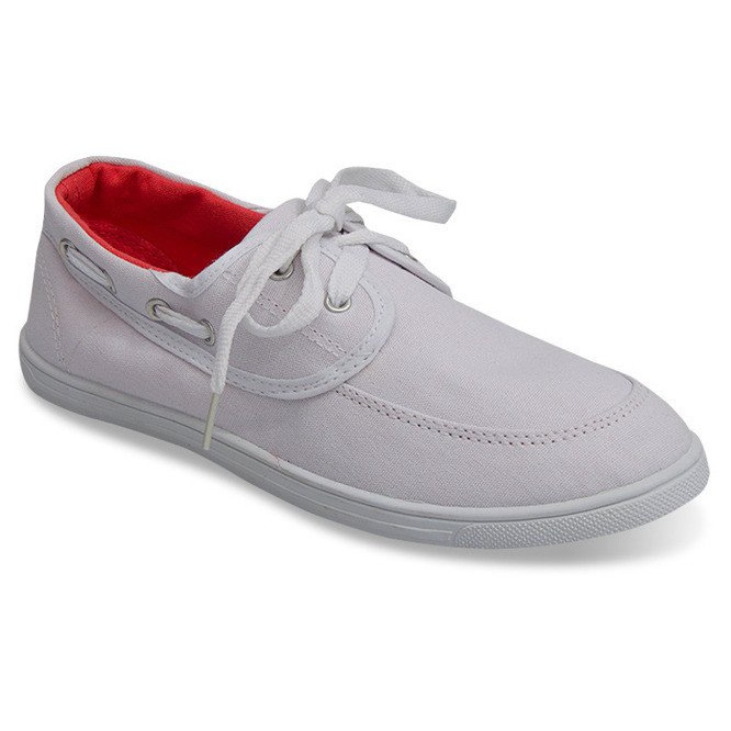 Mocassini in tessuto Sneakers VB14 Bianco bianca