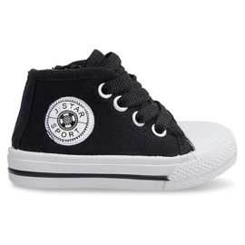 Sneakers Alte Bambini Y1309 Nere nero