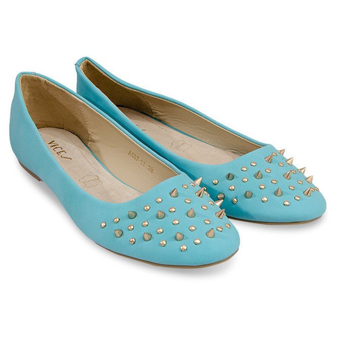 BM Ballerine Con Borchie A507 Blu
