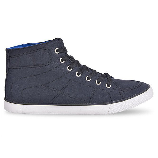 Sneakers alte casual 033 nere nero