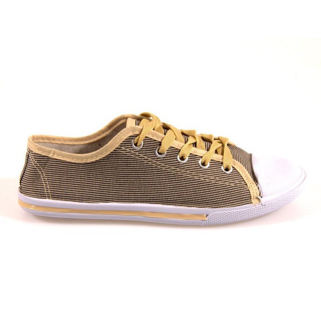 Sneakers Carine Con Strisce Y531 Oro d'oro