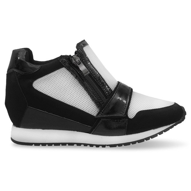 Sneakers semplici alla moda SK48 nere nero