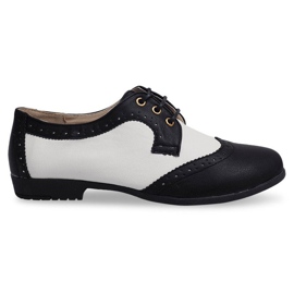 Scarpe Jazz Classiche 4D85G Nere bianco nero