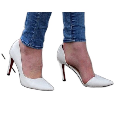 Stiletti Eleganti Laccati A899 Bianco bianca