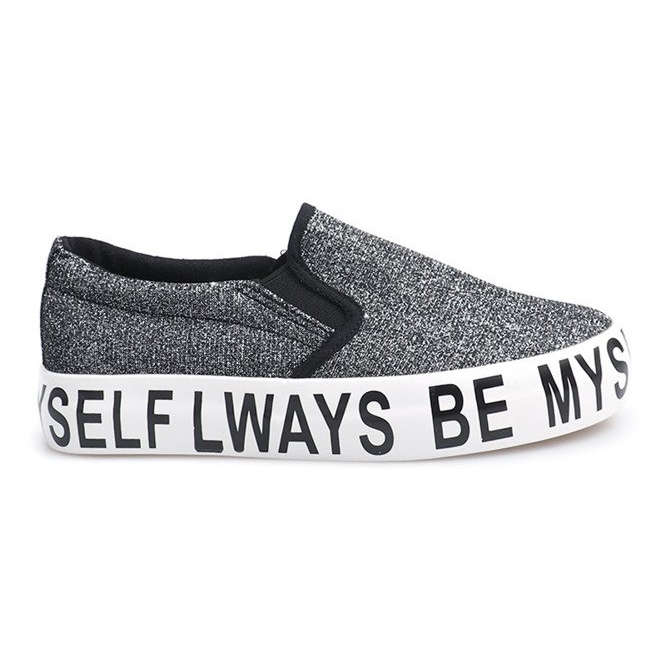 Slip On Sneakers Slip On Brocade E22 Nero