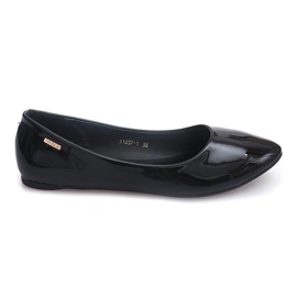 Ballerine laccate 11037 Nero