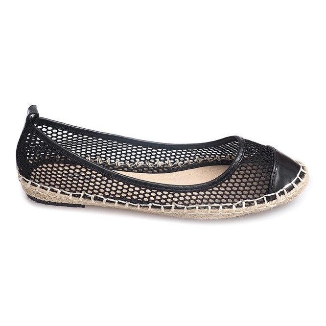 Ballerine Espadrillas 9653 Nere nero