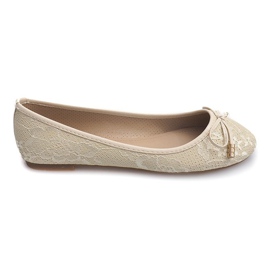 Ballerine in pizzo 02059 Beige