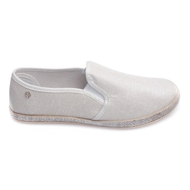 Shiny Sneakers Espadrillas B740 Bianco