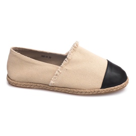 Espadrillas di lino Sneakers 760 Beige nero