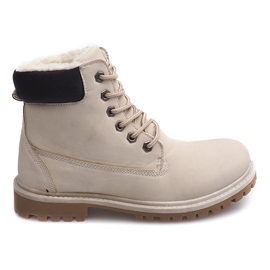 Stivali in legno autunnali B788 Beige