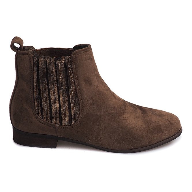 Stivaletti in pelle scamosciata Jodhpur M-61 Khaki multicolore cachi