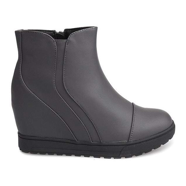 Sneakers con zeppa J0029A Grigie grigio