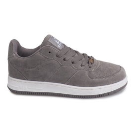 Sneakers Camoscio Air Force B780 Grigio giallo