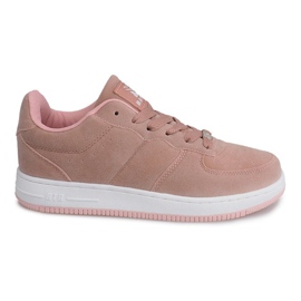 Sneakers Camoscio B780 Rosa multicolore