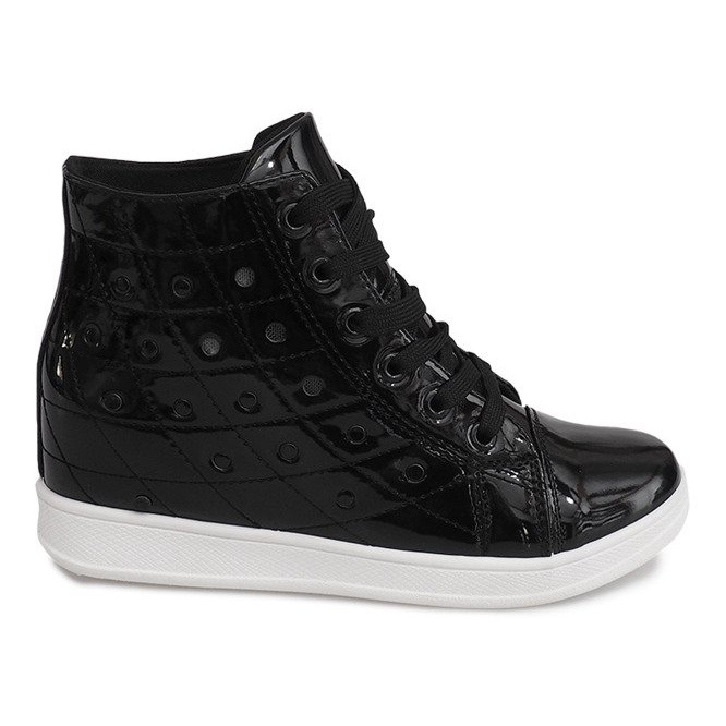 Sneakers con zeppa YD-61 Nere nero