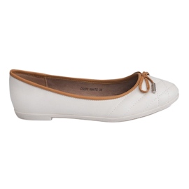 Ballerine Con Fiocco CS003 Bianco bianca