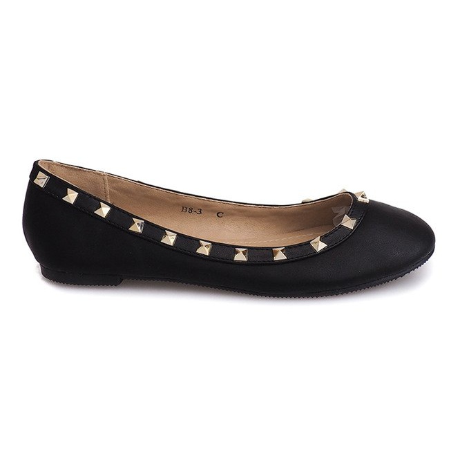 Ballerine Classiche Con Borchie B8-3 Nere nero