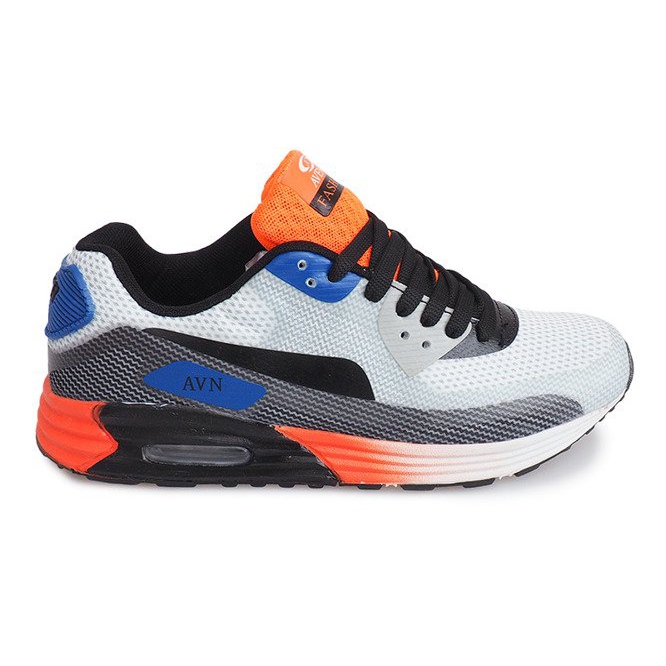 Sneakers Sportive B49-3 Bianco nero multicolore