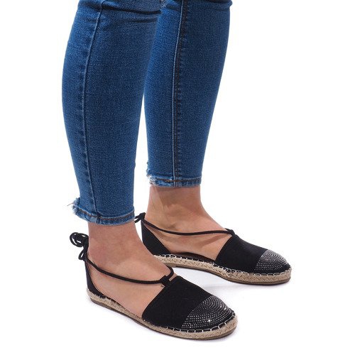 Sandali Espadrillas Ballerine 6333 Nero