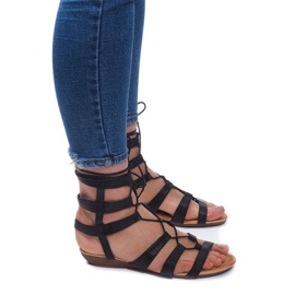 Sandali gladiatore romani 8515 neri nero