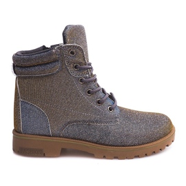 Timberki Trapezio TL042-13 GRIGIO / MARRONE