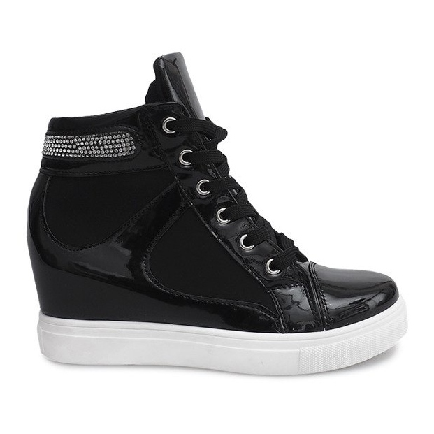 Sneakers con zeppa A-35 Nere nero