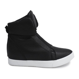 Sneakers con zeppa TL088-5 Nere nero