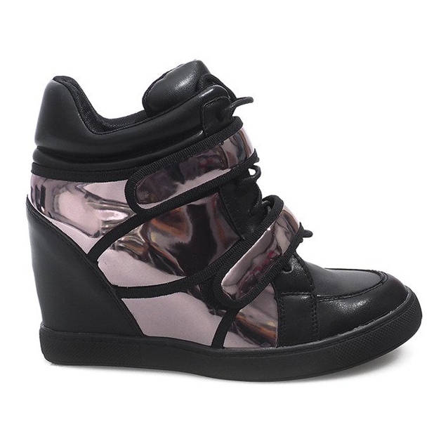 Sneakers con zeppa R5060-4 Nere nero