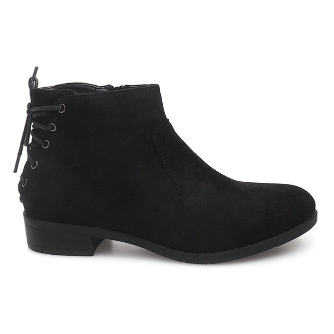Stivaletti Classic Stringati Y606 Neri nero