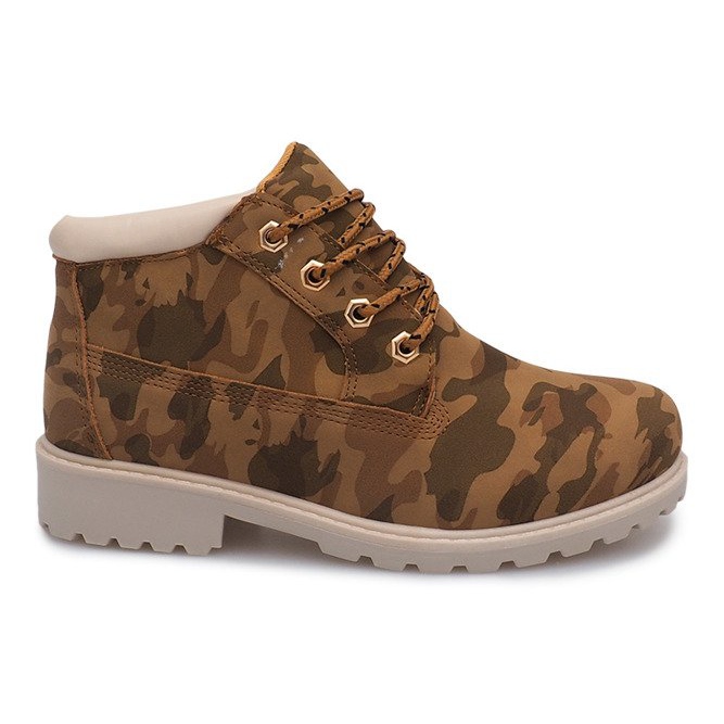 Timberki Trapezio W-3056 Cammello marrone