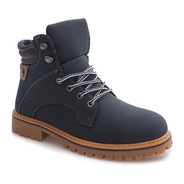 Stivali caldi in legno SJ8043 Blu navy