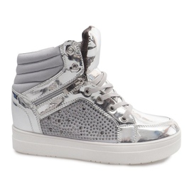 Sneakers Warm Y-25 Argento grigio