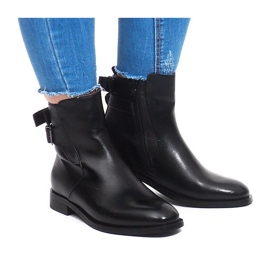 Solid Warm Chelsea Boots 740 Nero