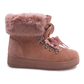 Stivali Con Pelliccia 8898 Rosa